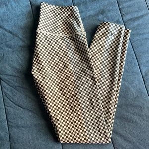 Split 59 AVA Checker Leggings New without tags Small